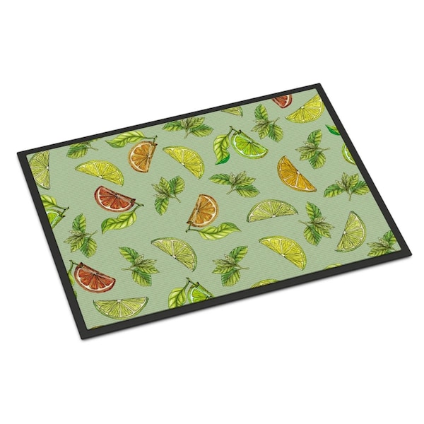 Carolines Treasures Lemons Limes and Orange Indoor or Outdoor Mat, 18 x 27 in. BB5206MAT - main